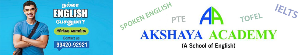 Akshaya Spoken English IELTS Academy Banner Image