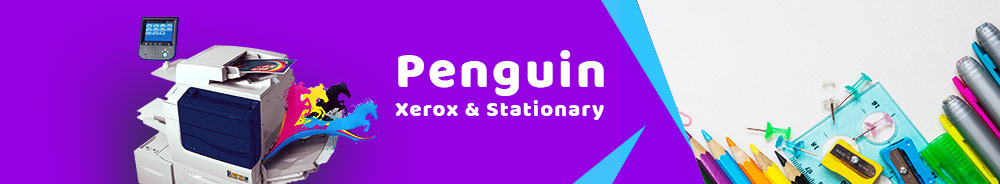 Penguin Xerox And Stationary Banner Image